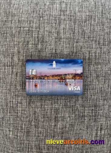 Malta Lombard Bank visa classic card photolook